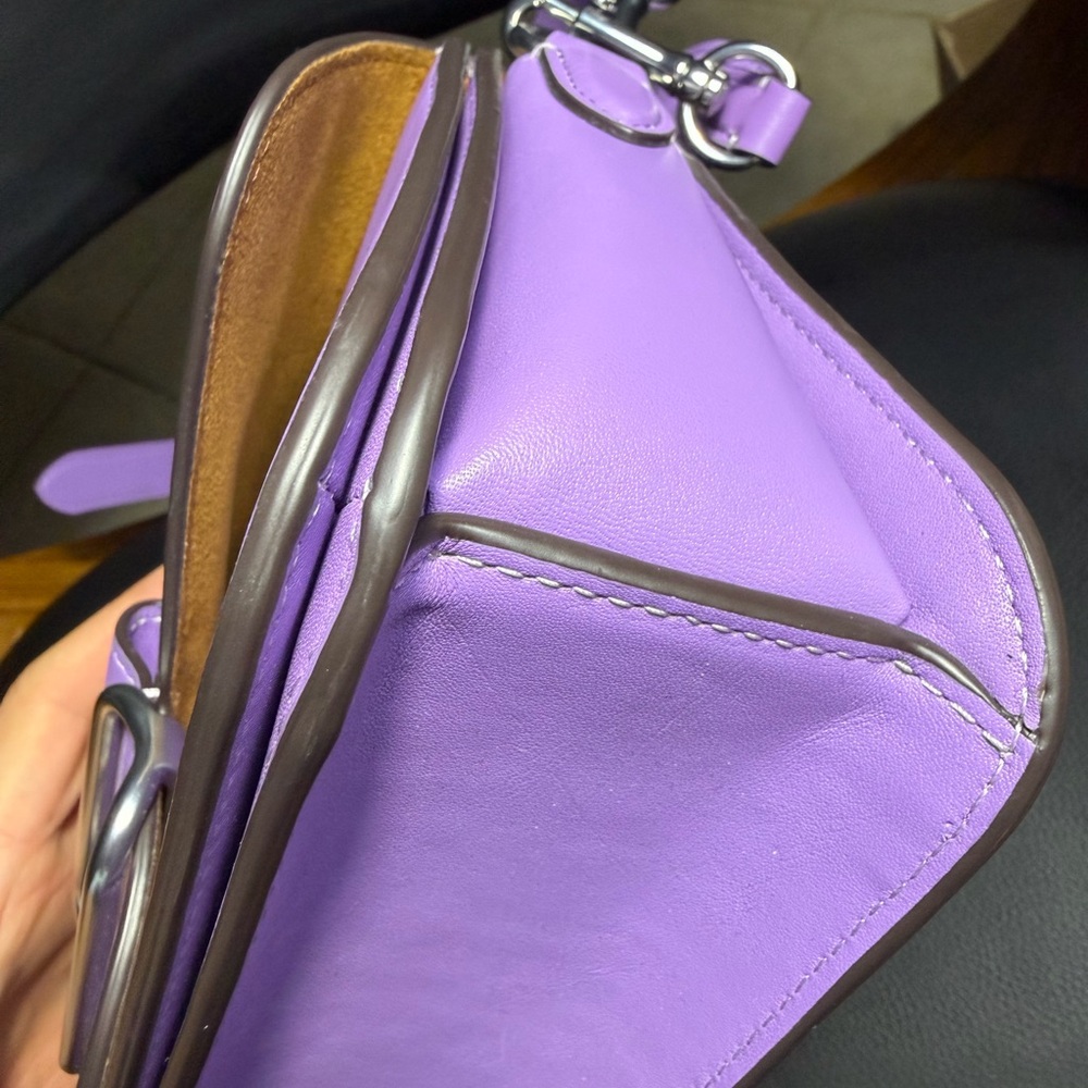 Coach Sholderbag Lavender Floral Crossbody Bag Never worn!!! - Picture 9 of 16